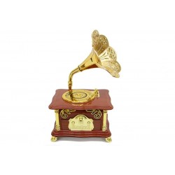 Gramofon Ayaklı Müzikli Vintage Müzik Kutusu Hediyelik