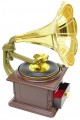 Gramofon Müzik Kutusu Kurmalı Dekoratif Ev Ofis Hediyelik