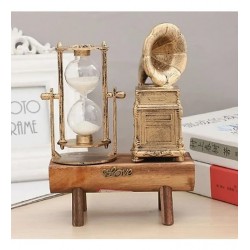 Gramofon Tasarımlı Kum Saati S-27