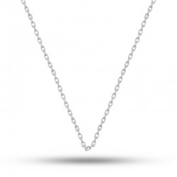 Gümüş 0.40 Mikron 55 Cm Forse Zincir Gümüş 0.40 Mikron 55 Cm Forse Zincir