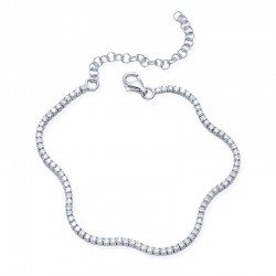 Gümüş 2 mm Su Yolu Kadın Bileklik Gümüş 2 mm Su Yolu Kadın Bileklik