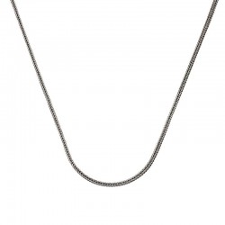 Gümüş 2 mm Tilki Kuyruğu 55 Cm Zincir Gümüş 2 mm Tilki Kuyruğu 55 Cm Zincir