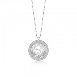 Gümüş Allah Yazılı Kadın Kolye