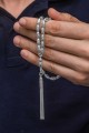 Gümüş Arpa Kesim Erkek Tesbih Gümüş Arpa Kesim Erkek Tesbih