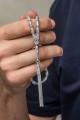 Gümüş Arpa Kesim Erkek Tesbih Gümüş Arpa Kesim Erkek Tesbih