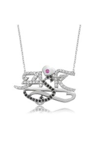 925 Ayar Gümüş Aşk Kadın Gümüş Kolye