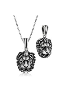 ​925 Ayar Gümüş Aslan Gümüş Kolye