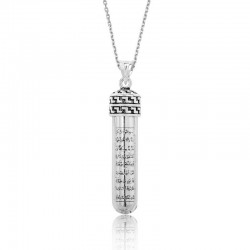 925 Ayar Gümüş Ayetel Kürsi Dualı Cevşen Gümüş Kolye