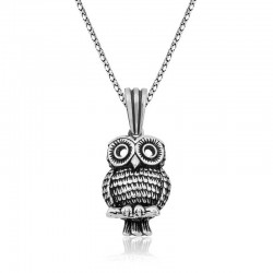 ​925 Ayar Gümüş Baykuş Kolye