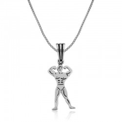 Gümüş Erkek Kolye Gümüş Erkek Kolye