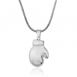 925 Ayar ​Gümüş Boks Eldiveni Erkek Kolye