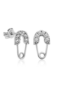 Gümüş Çengelli İğne Küpe