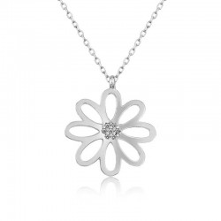 925 Ayar Gümüş Çiçek Bayan Gümüş Kolye