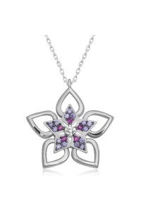 Gümüş Çiçek Kadın Kolye Gümüş Çiçek Kadın Kolye