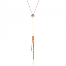 925 Ayar Gümüş Çubuk Kadın Gümüş Kolye