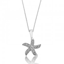 925 Ayar Gümüş Deniz Yıldızı Kadın Gümüş Kolye