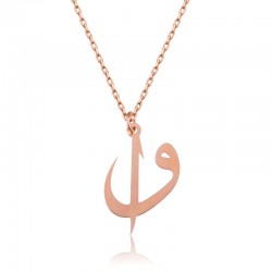 Gümüş Rose Elif Vav Bayan Kolye Gümüş Rose Elif Vav Bayan Kolye