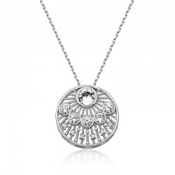 925 Ayar Gümüş Etnik Desenli Kadın Gümüş Kolye