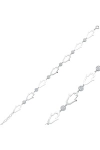 925 Ayar Gümüş Fatma Ana Eli Bileklik