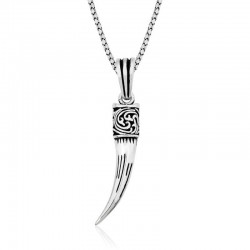 925 Ayar Gümüş Fil Dişi Gümüş Kolye