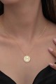 925 Ayar Gümüş Gold Fil Motifli Şans Kadın Kolye 925 Ayar Gümüş Gold Fil Motifli Şans Kadın Kolye