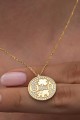 925 Ayar Gümüş Gold Fil Motifli Şans Kadın Kolye 925 Ayar Gümüş Gold Fil Motifli Şans Kadın Kolye