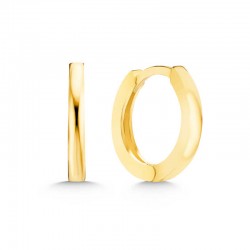 Gümüş Gold Halka Kadın Küpe