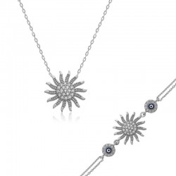 925 Ayar Gümüş Güneş Set 925 Ayar Gümüş Güneş Set