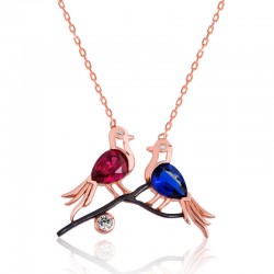 925 Ayar Gümüş Güvercinler Kadın Gümüş Kolye 925 Ayar Gümüş Güvercinler Kadın Gümüş Kolye