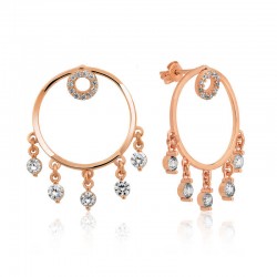 925 Ayar Gümüş Halka Küpe 925 Ayar Gümüş Halka Küpe