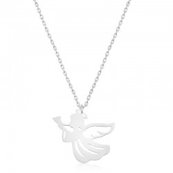 Gümüş Kanatlı Melek Bayan Kolye