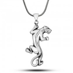 ​Gümüş Kaplan Kolye