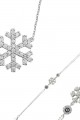 Gümüş Kar Tanesi Bayan Set