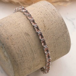 925 Ayar Gümüş Kare Zultanit Taşlı Kadın Bileklik 925 Ayar Gümüş Kare Zultanit Taşlı Kadın Bileklik