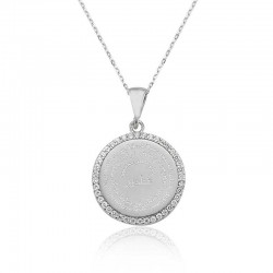 925 Ayar Gümüş Kıtmir Duası Kadın Gümüş Kolye