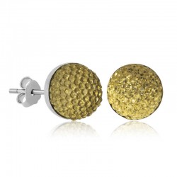 925 Ayar Gümüş Kristal Çivili Kadın Küpe