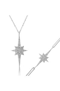 925 Ayar Gümüş Kutup Yıldızı Set