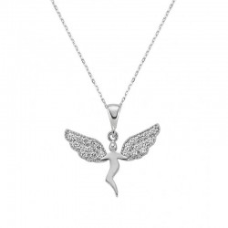 925 Ayar Gümüş Meleğim Kadın Gümüş Kolye