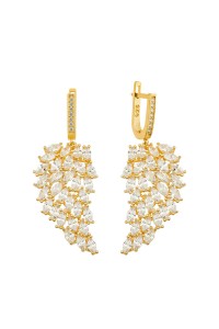 Gümüş Melek Kanadı Küpe