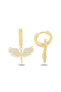 Gümüş Mikail Meleği Küpe Gümüş Mikail Meleği Küpe