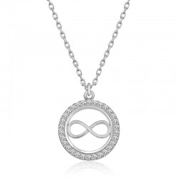 925 Ayar Gümüş Minik Sonsuzluk Kadın Gümüş Kolye