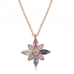 925 Ayar Gümüş Mix Taşlı Umut Çiçeği Gümüş Kolye 925 Ayar Gümüş Mix Taşlı Umut Çiçeği Gümüş Kolye