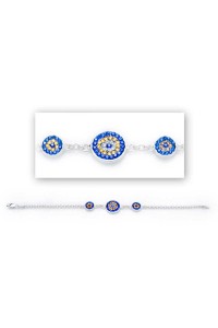 Gümüş Nazar Bayan Bileklik Gümüş Nazar Bayan Bileklik