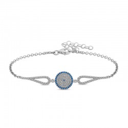 925 Ayar Gümüş Nazar Bileklik 925 Ayar Gümüş Nazar Bileklik