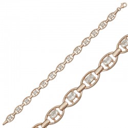 925 Ayar Gümüş Rose Oval Su Yolu Bileklik 925 Ayar Gümüş Rose Oval Su Yolu Bileklik