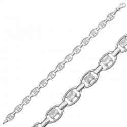 925 Ayar Gümüş Oval Su Yolu Bileklik