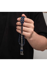 Gümüş Püskül Sıkma Kehribar Tesbih