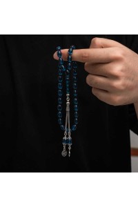 Gümüş Püskül Sıkma Kehribar Tesbih Gümüş Püskül Sıkma Kehribar Tesbih