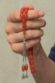 Gümüş Püsküllü Kapsül Kesim Sıkma Kehribar Tesbih Gümüş Püsküllü Kapsül Kesim Sıkma Kehribar Tesbih