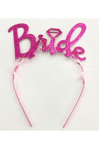 Parti Gümüş Renk Bekarlığa Veda İtalik Yazı Alyanslı Bride Taç